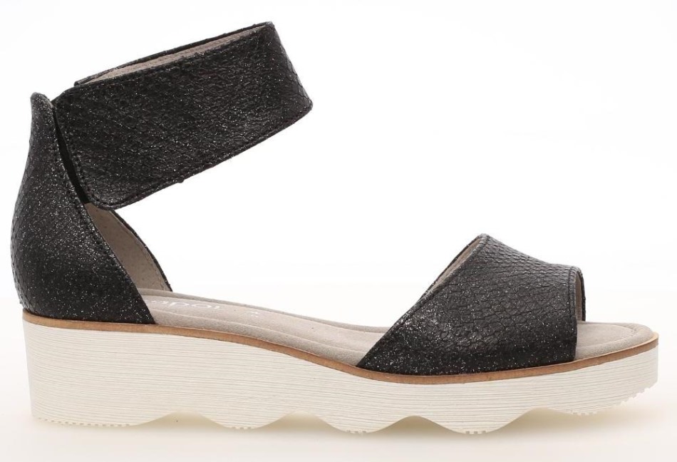 Gabour | Exclusif 21610.67 - Serpent Noir Pailleté