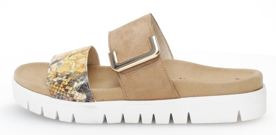 Gabour | Exclusif 43740.50 - Daim Caramel Et Imprimé Serpent