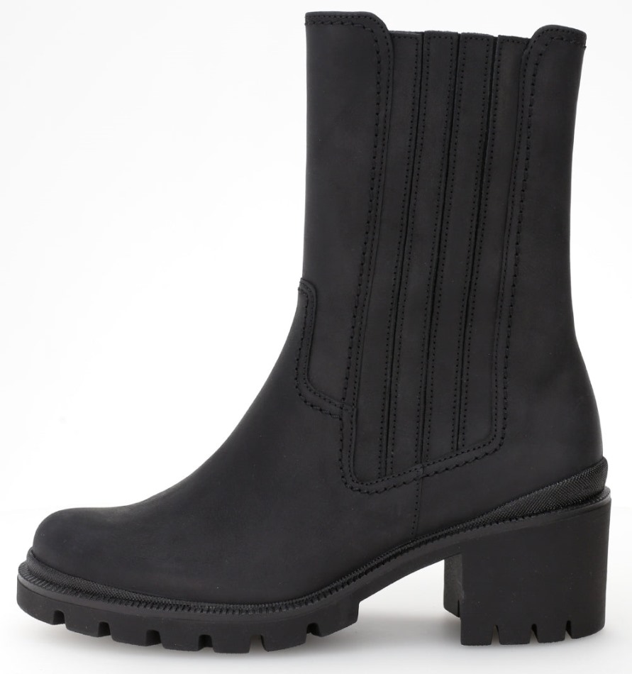 Gabour | Exclusif 72841.27 - Cuir Nubuck Huilé Noir