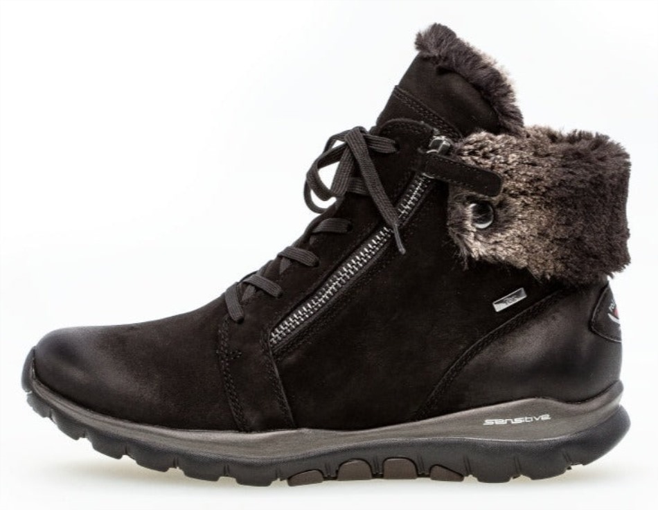 Gabour | Exclusif 76866.47 - Cuir Nubuck Huilé Noir