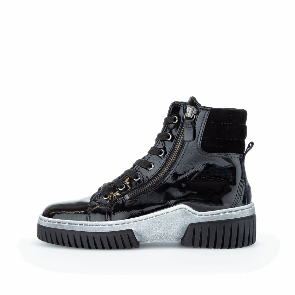 Bottine De Baskets Weblam Noir Gabor | Exclusif