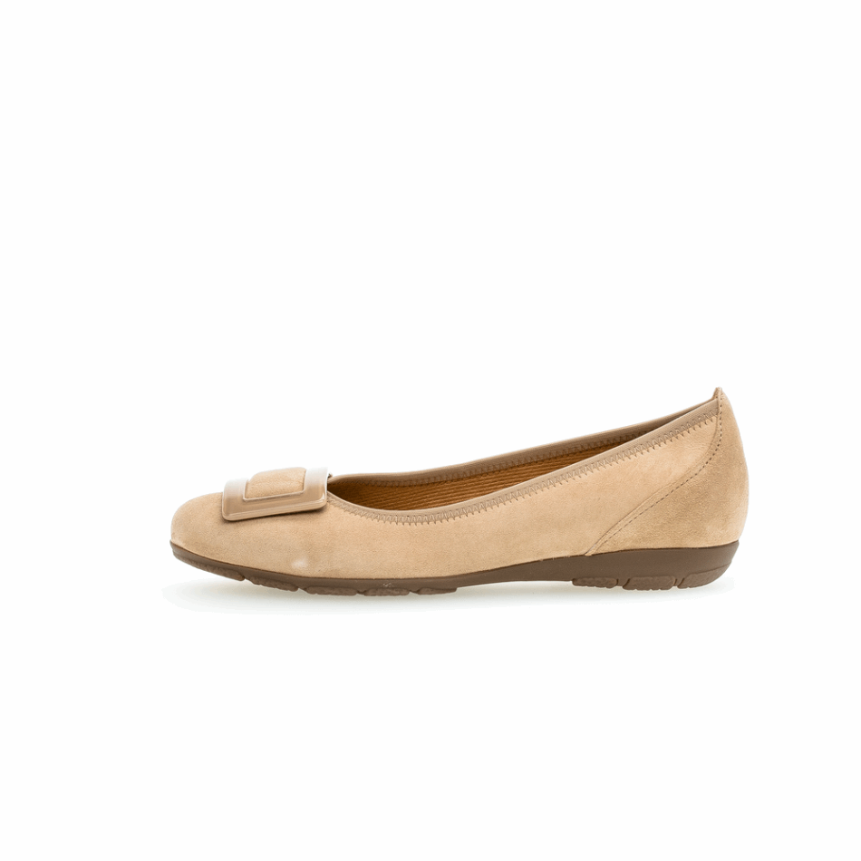 Gabour | Ballerine Exclusive Boucle Caramel