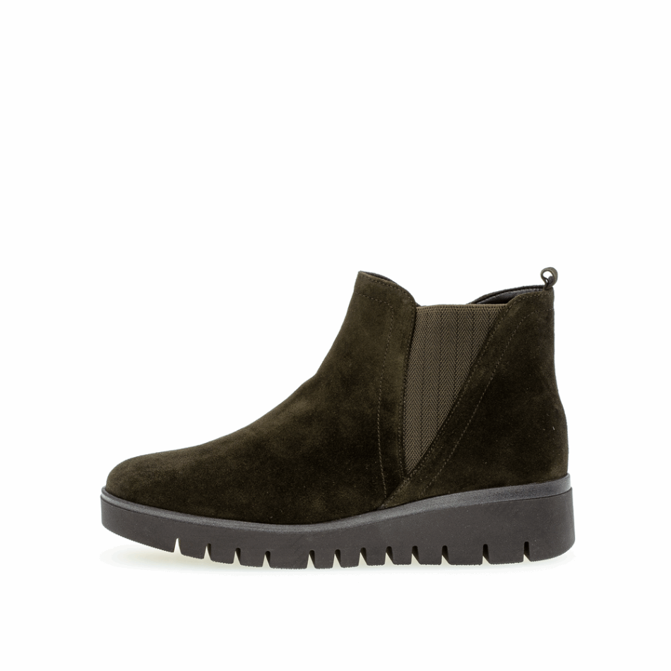 Gabour | Baskets Chelsea Exclusives Vert Armée