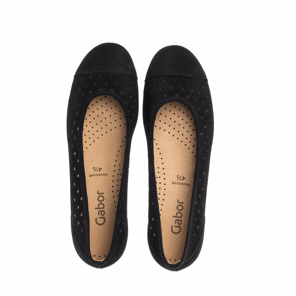 Perf. Ballerine Gabor Noir | Exclusif