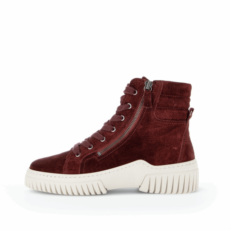 Sneaker Botte Gabor Rouge Foncé | Exclusif