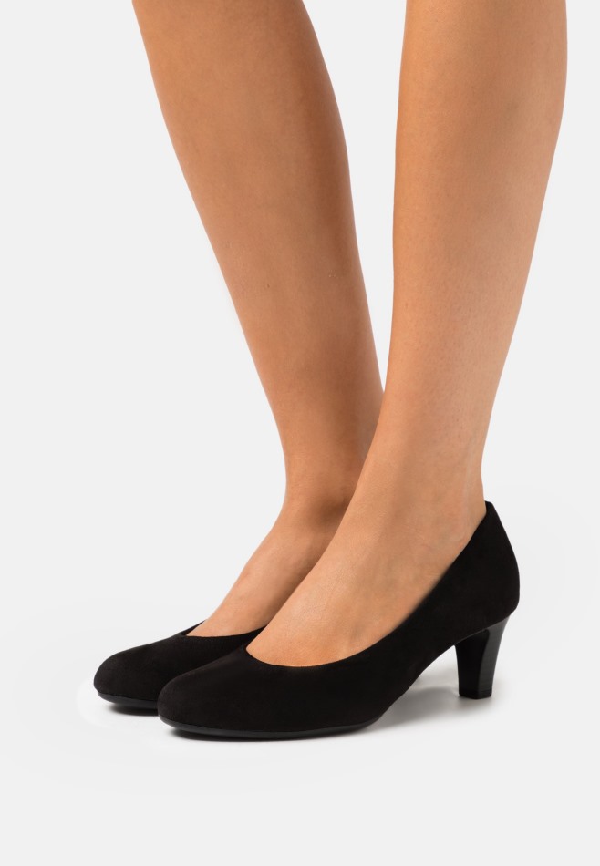 Femmes Noires Gabor | Talons Classiques Exclusifs