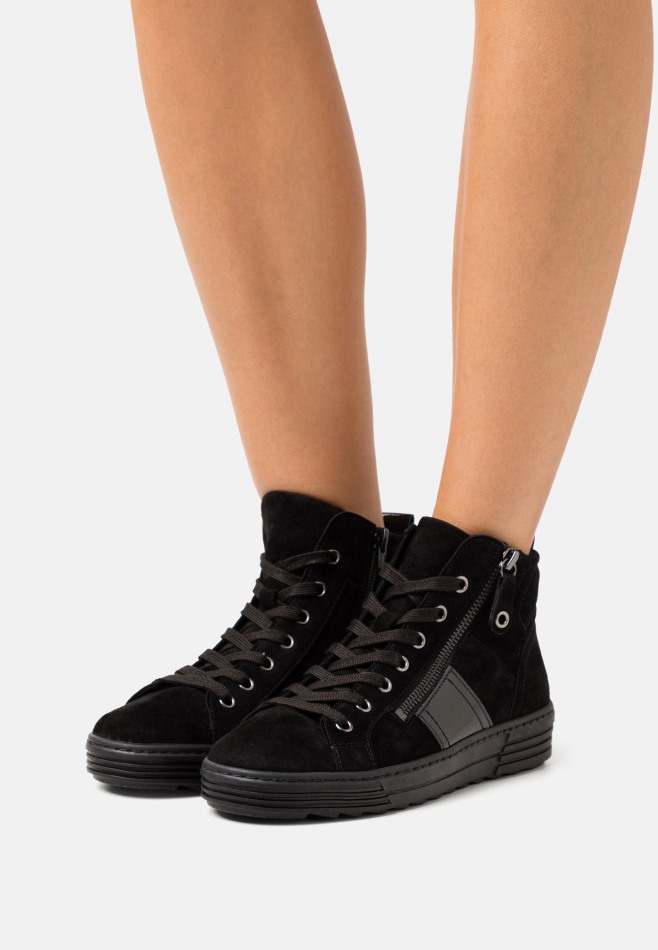Baskets Montantes Gabor | Noir Exclusif