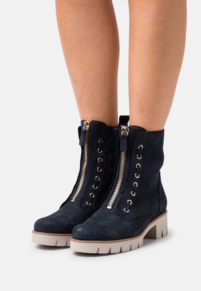 Gabour | Bottines Exclusives à Plateforme Bleu Nuit