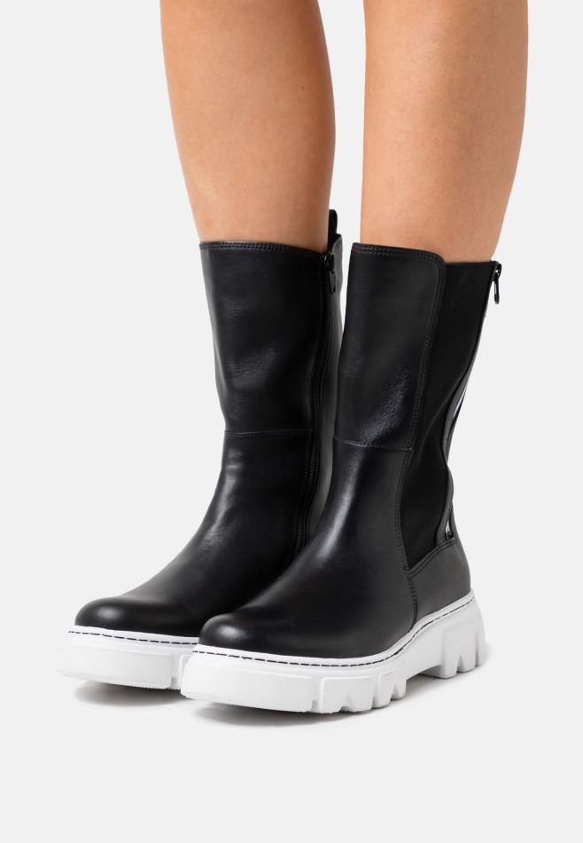 Bottes à Plateforme Noir/blanc Gabor | Exclusif