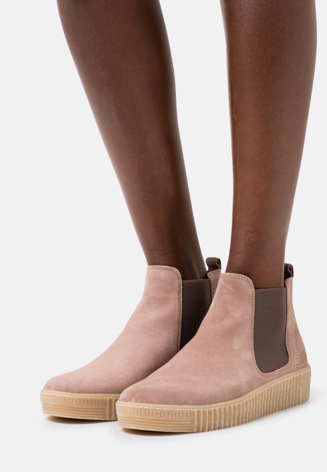Bottines à Plateforme Gabor | Rose Foncé Exclusif/naturel