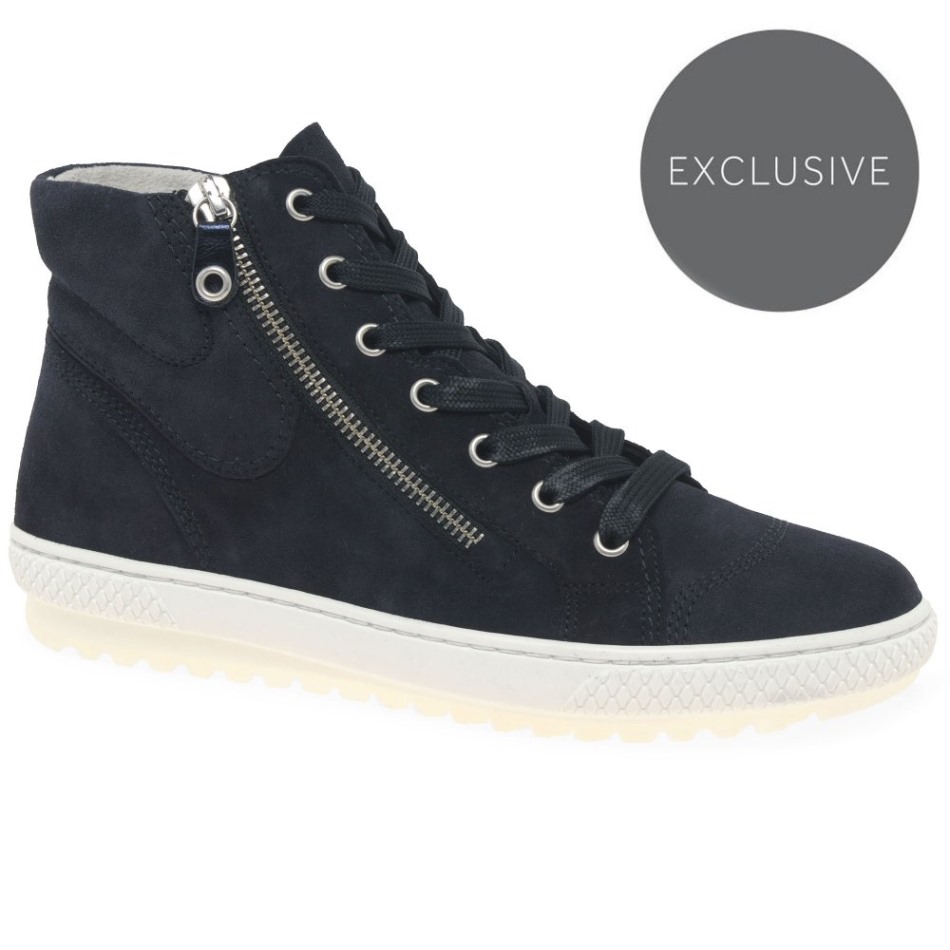 Suède Atlantique/gabor Métallique | Bottines Décontractées Exclusives Bulner Pour Femmes