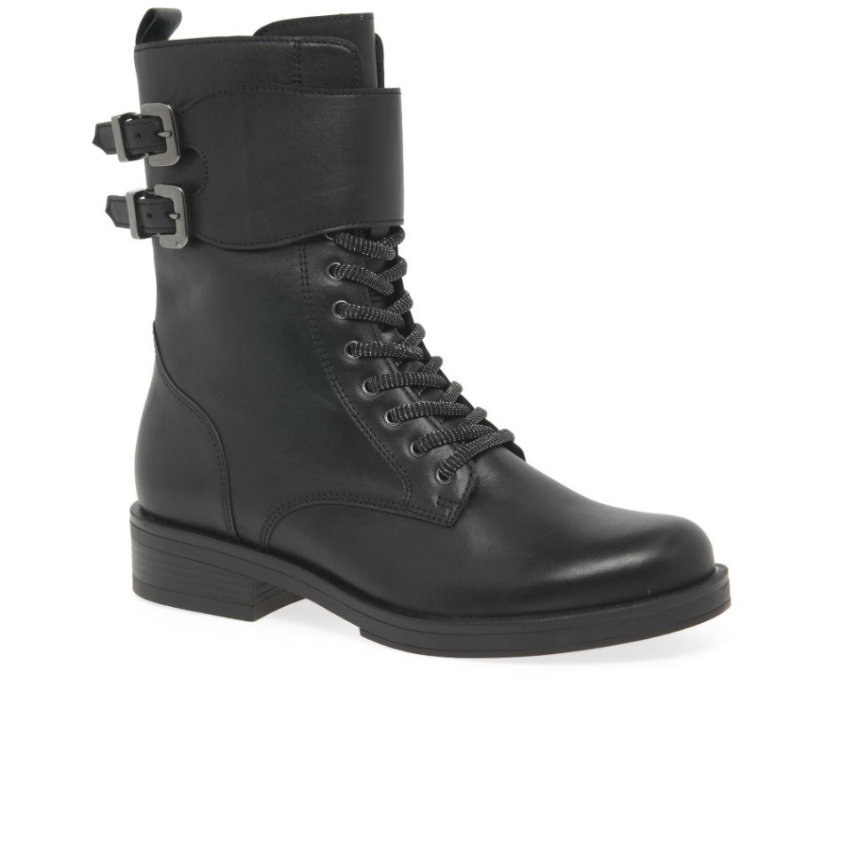 Bottes Motardes Femme Hind Noir Gabor | Exclusif