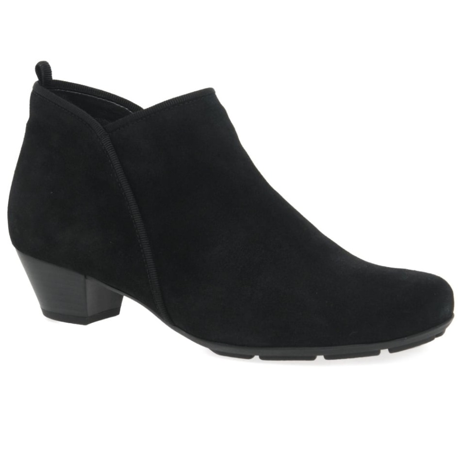 Bottines Femme Trudy En Daim Noir Gabor | Exclusif