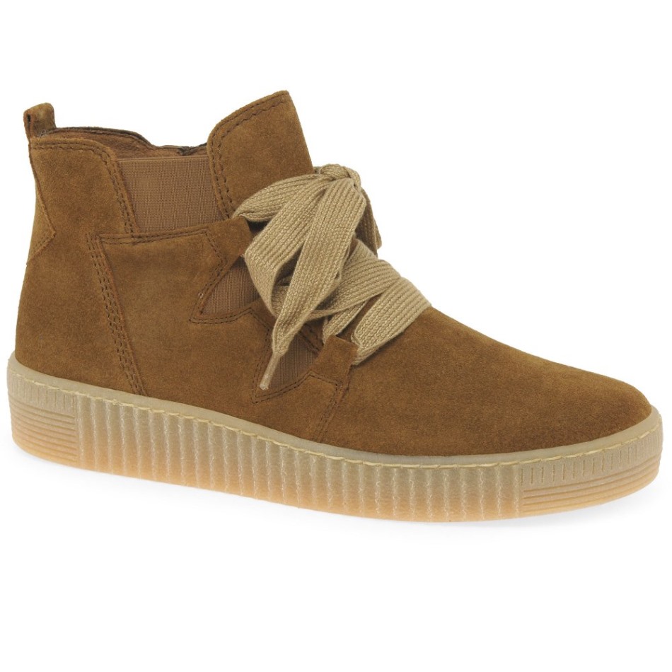 Gabor Daim Cognac | Bottines Femme Lance Exclusives