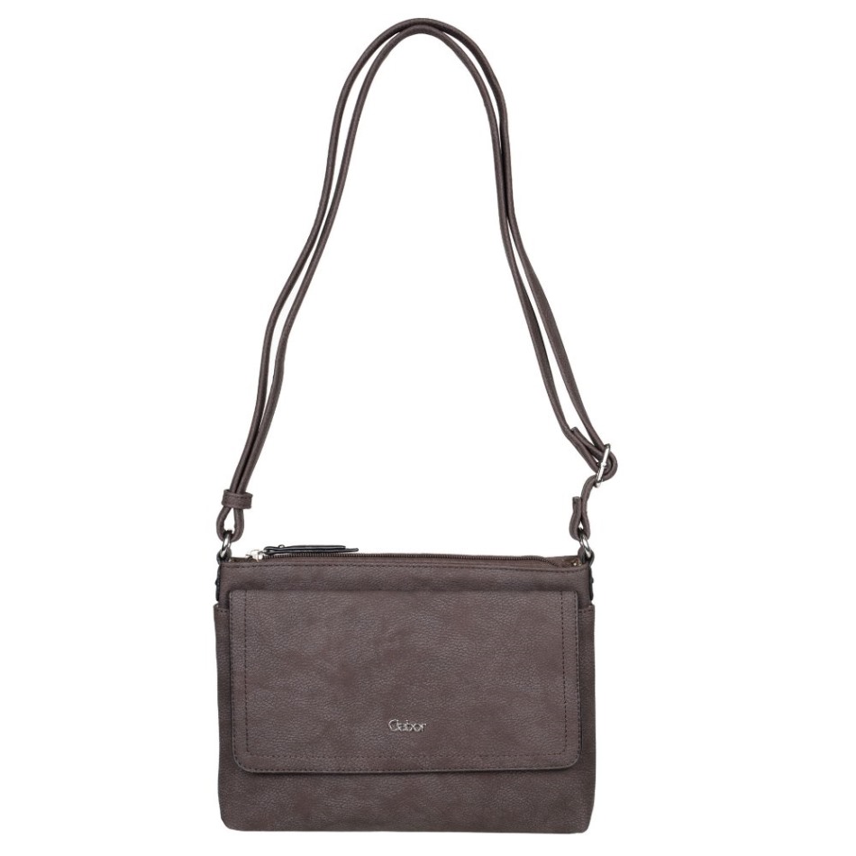 Dina Femmes Sac à Main Messager Gabor | Marron Foncé Exclusif