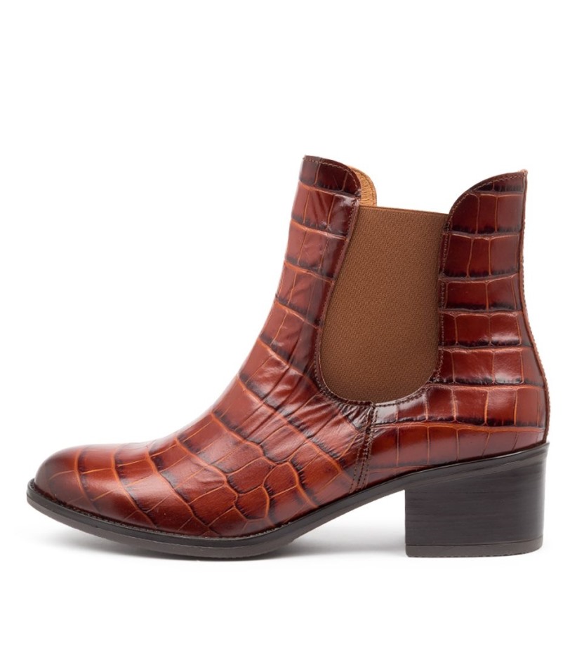 Gabour | Croco Cognac Alexandra Exclusif