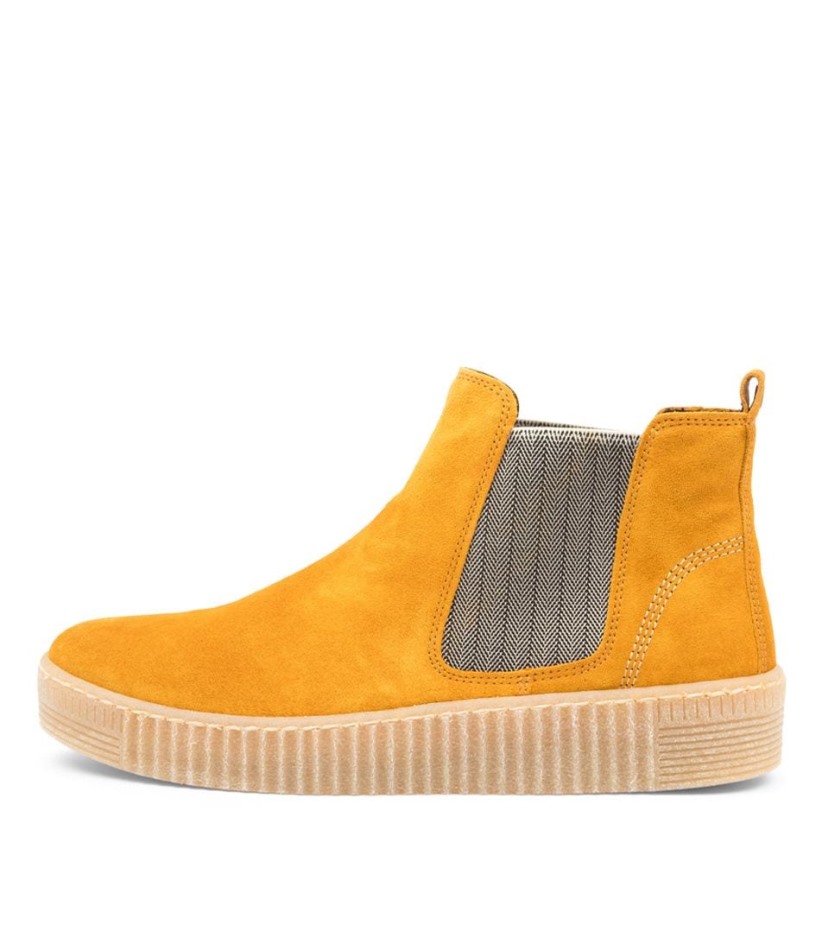 Gabour | Anges Exclusifs En Daim Moutarde