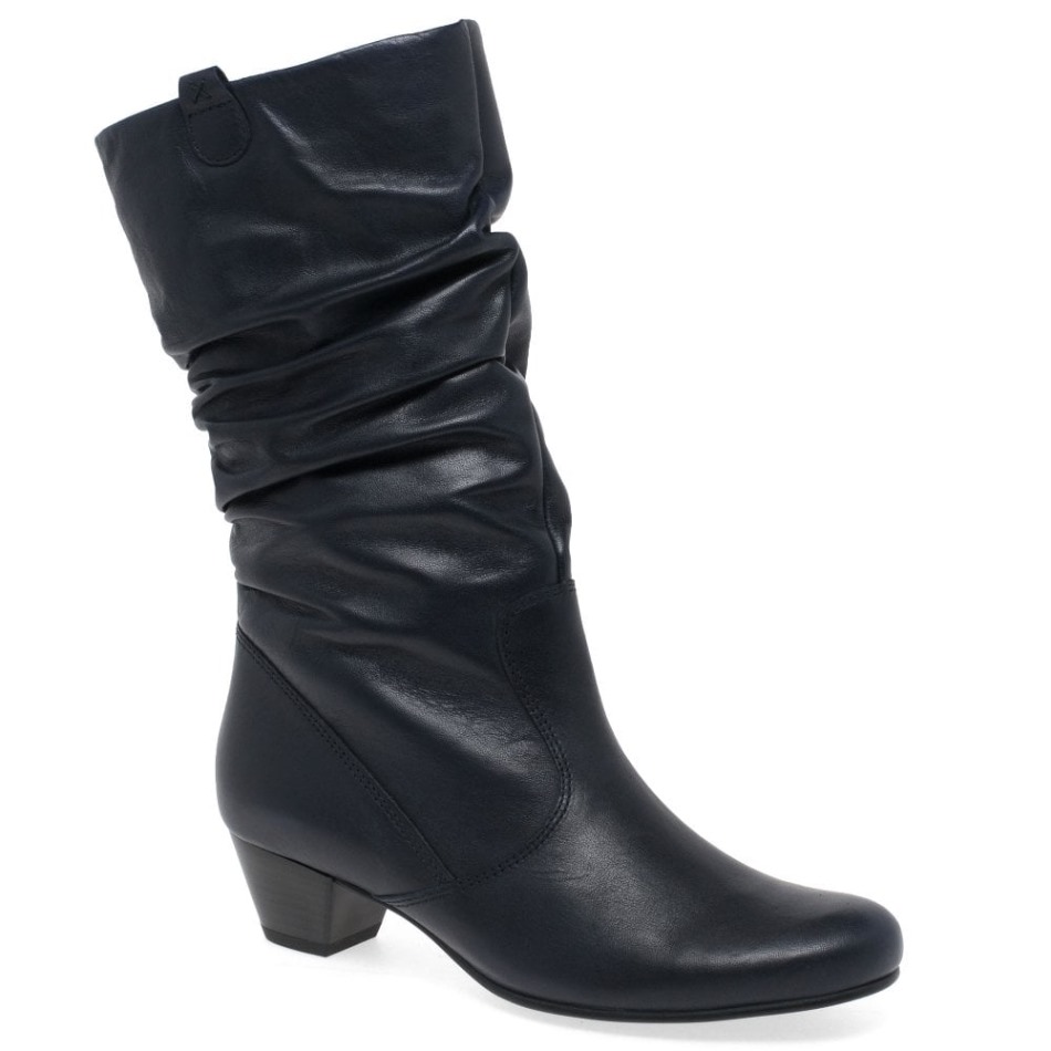 Gabour | Bottes Larges En Cuir Rachel Exclusives Minuit