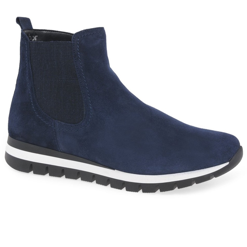 Bottines Femme Suède Marine Gabor | Exclusif