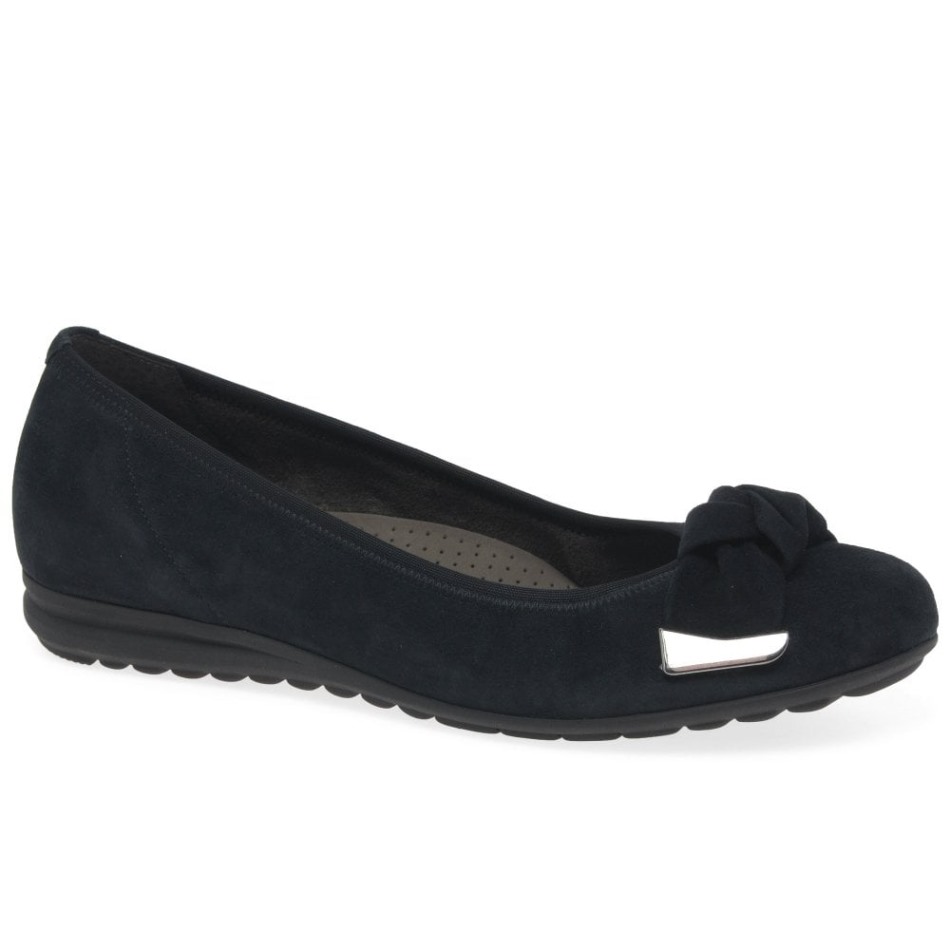 Gabor En Daim Du Pacifique | Escarpins Femme Silencieux Exclusifs