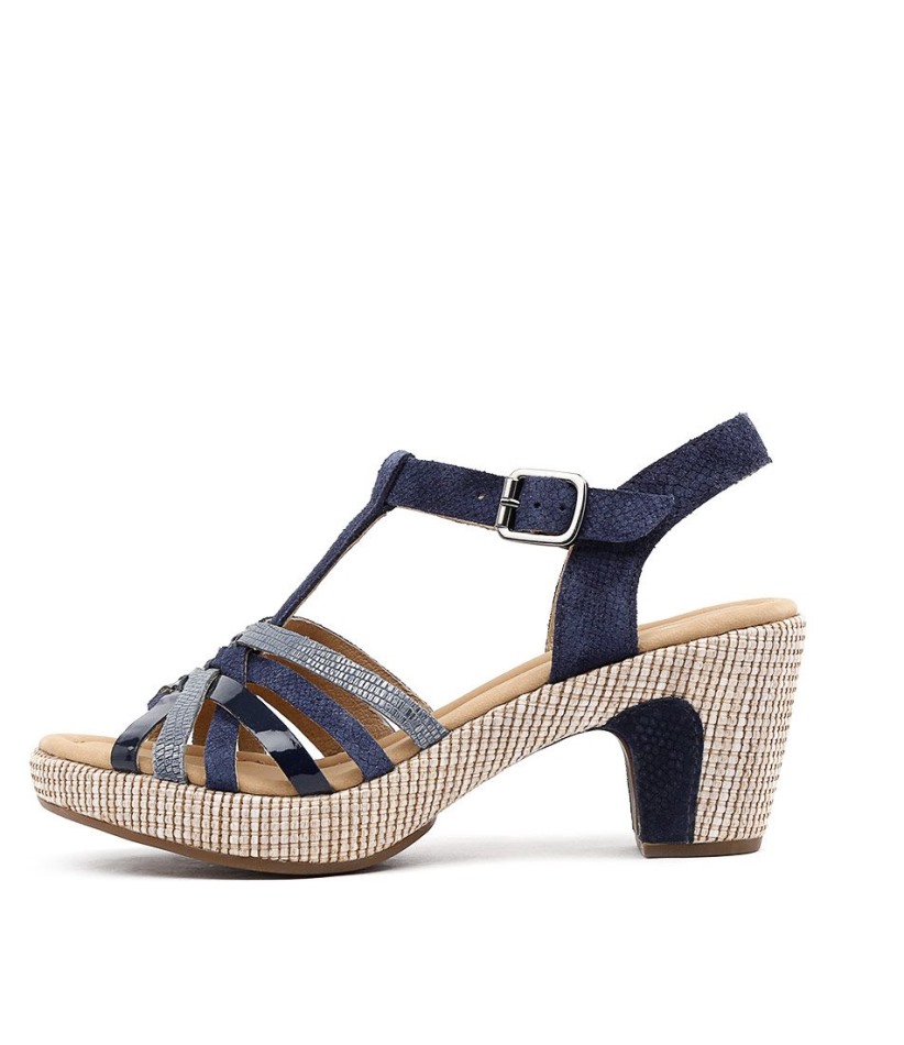 Gabor En Cuir Bleu Ryia | Exclusif