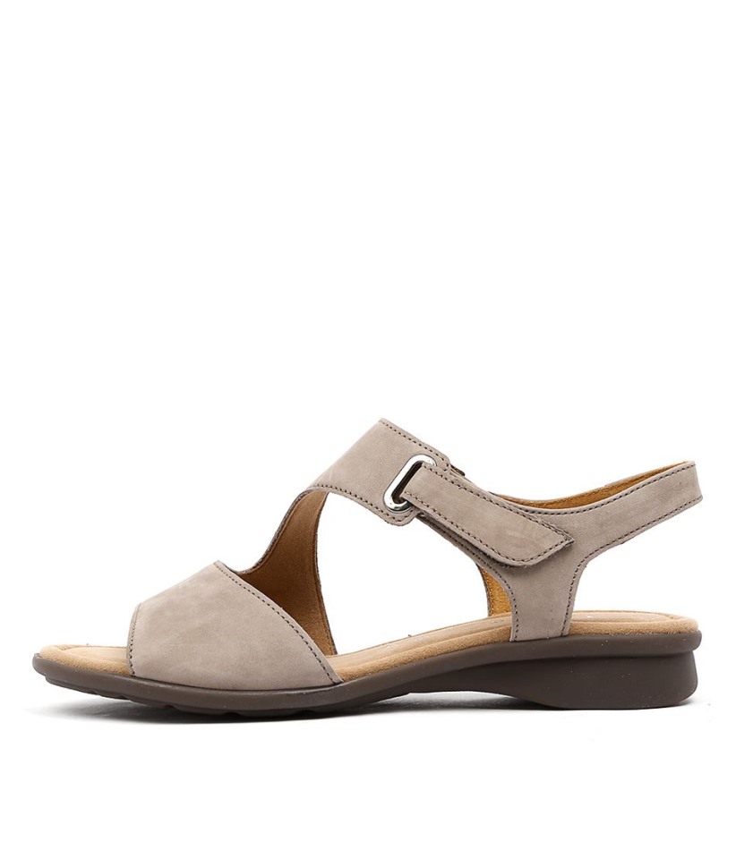 Sandales En Cuir Nubuck Suraya Visone Gabor | Exclusif